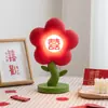 Lámpara Flor Everbright lámpara de mesa de boda lámpara de noche de sala de bodas para la Novia lámpara de acompañamiento de boda regalo de boda Lámpara Roja de Boda