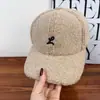 Boné de Baseball Outono e Inverno para Mulheres, Boné Quente de Pelúcia Teddy com Bico de Pato para Homens, Circunferência da Cabeça Grande, Boné Casual de Pelúcia para Afinar o Rosto