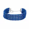 Moda Europeia e Americana Jóias Destaque ABS Popular Colar Feito à Mão Multi-camada Pérola Pescoço Cadeia Pescoço Acessórios Mulheres chocker