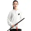Camisas de Color Sólido para Competiciones de Equipo, Trajes de Tai Chi de Manga Larga para Hombre y Mujer, Ropa de Tai Chi para Otoño e Invierno, Uniformes de Práctica de Dos Piezas de Algodón Nuevos