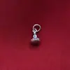 Colgante S925 Plata Pura Sólida Buda Sentado Guanyin Pulsera de Ágata Cristal Tejida a Mano Pulsera de Cuerda Colgante Venta al por Mayor