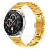 Adequado para Pulseiras de Samsung Watch com Fecho Borboleta em Formato H, Pulseiras de Aço Inoxidável, Pulseiras Universais para Smartwatch Huawei Ela-B19