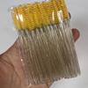 Escova de cílios espiral de cristal descartável, torneira de nylon, rolo de cílios portátil, escova de sobrancelha, pincel de maquiagem, comércio exterior transfronteiriço