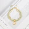 Pulsera Conejo de Jade Lunar diseño de nicho para niña pulsera de jade Hetian Festival de Medio Otoño regalo de cumpleaños para novia Nuevo