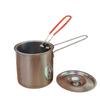 Cesta para freír de acero inoxidable Olla para freír Cocina comercial y doméstica con tapa Cesta para filtrar aceite Mango removible Filtro de suciedad Olla para aceite