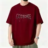 Camiseta de Manga Corta para Hombre Resistente Estilo Americano, Nuevo Modelo Verano 2026, Marca de Streetwear de Moda, Top Holgado de Cuello Redondo para Hombre