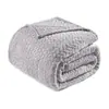 Manta con Patrón de Espiga de Trigo Cruzada Manta Cómoda Engrosada Estilo Cuatro Estaciones Franela Manta para Dormitorio Pequeña Manta para Siesta en la Oficina