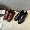 Mesmo estilo da Grape Mom, aumento de altura de 3cm~ novos mocassins de trabalho 2026, sola de couro genuíno, estilo feminino