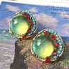 Aretes de Estilo Exótico de Venta Caliente Retro Literario Clásico Dignificado Ganchos para la Oreja Versátil Hueco Moda Borla Colgantes