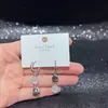 Brincos de Urso Amorosos para Outono e Inverno para Mulheres, Fofos e Doces, Versáteis, Galvanoplastia Ecológica, Atacado de Acessórios Yiwu