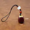 Atacado do Fabricante: Pingente de Garrafa de Cinábrio com Abertura, Garrafa Oca, Colar Caixa Gawu, Acessório Amuleto de Ano de Nascimento Unissex