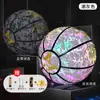 Baloncesto Reflectante Marbury que Brilla en la Oscuridad Regalo de Cumpleaños de Moda para Niños Talla 7 Auténtico Reflectante para Interiores Genial