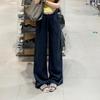 Pantalones Rectos de Lino Casuales con Cordón, Pierna Ancha, Deportivos, Caída Suelta, Largos hasta el Suelo para Mujer, Tendencia Verano 2026, Nuevo Estilo
