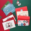 Tarjetas de Felicitación Modelo 2026 para Expresar Gratitud a Empleados de Negocios, Tarjetas de Bendición Escritas a Mano para Navidad, Año Nuevo y Festival de Primavera, con Sobres, Al Por Mayor