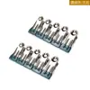 Pinzas para Secar de Acero Inoxidable para el Hogar, Pinzas Individuales Antideslizantes Multifuncionales, Pinzas Metálicas para Secar Calcetines, Directo del Fabricante