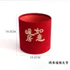 Balde da Fortuna Arranjo de Flores de Ano Novo Balde Celebração de Inauguração Casa Casamento Balde da Felicidade Tubo de Flores de Véspera de Ano Novo Materiais DIY Balde Abração da Fortuna de Veludo