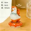 "El Éxito Está al Alcance de tu Mano" 2026 Caballo del Zodiaco Cerámica de Jingdezhen Adorno Pequeño Giratorio Año del Caballo Amuleto de la Suerte Regalo de Año Nuevo