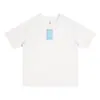 Camiseta de Manga Corta con Cuello Redondo, 240g de Peso Pesado 5A Antibacteriana Refrescante Sorona, Corte Holgado, Color Sólido Ropa de Trabajo, Estampado Transfronterizo