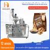 Máquina de embalagem de saco de pó de gergelim preto quantitativo totalmente automática, máquina de enchimento de pó vegetal para substituição de refeição de café da manhã