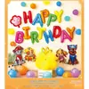Set de Globos de Cumpleaños Más Vendido Transfronterizo Decoración para Fiesta Temática Miércoles Juguete de Dibujos Animados para Niños