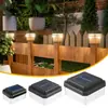 Nuevas luces solares para pilares para patios exteriores y villas, luces empotradas para vallas, apliques de pared para exteriores a prueba de lluvia