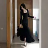 Vestido de tricô branco estilo sereia para mulheres, adequado para primavera e outono, usado sob um casaco, saia bodycon elegante, vestido Berkeley para mulheres com corpo em formato de pera
