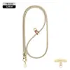 Cordón de alta gama para teléfono móvil 6MM resistente para colgar en el cuello ajustable para exteriores anti-pérdida cuerda trenzada para muñeca delicada oro
