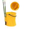 Cubo plegable con compartimento Cubo de arte Contenedor portátil para lavar pinceles Cubo para lavar pinceles Cubo de silicona para lavar pinceles de pintura