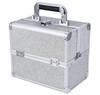Caja de almacenamiento multifuncional para tatuajes, maquillaje y arte de uñas, práctica caja de cosméticos de tres capas, portátil de gran capacidad