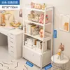 Estante para Libros Estilo Ins de Pie para Dormitorio Hogar Almacenamiento Multicapa Hierro Almacenamiento Exhibición Sala de Estar Estante Escalera
