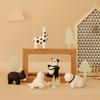 Linda creativa cerámica curación linda mini animal decoración muñeca caricatura micro paisajismo suculenta muñeca decorativa mano