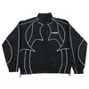 Outono e Inverno 2026 Novo Conjunto de Moletom com Calça Reta Estilo Americano Personalizado Inspirado em Tecnologia Punk Tendência Atacado
