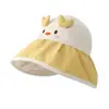 Sombrero de Sol de Verano para Niños para Actuación del Día del Niño, Ala Ancha, Parte Superior Abierta, Diseño Lindo de Dibujos Animados para Niños y Niñas