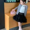 Bolso de Alta Gama para Niños Xiaozhong 2025 Nuevo Llegada Lentejuelas Moda Princesa Mini Bolso Cuadrado Portátil Cruzado Bolso de Mujer Diana