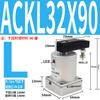 Cilindro Neumático X180 Grados Sujeción Rotativa Src25 Ángulo Ack32/40/50/63*90R/L Cilindro Rotativo
