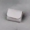 Bolsa de joyería compartimentada simple y portátil, caja de almacenamiento de anillos, bolsa pequeña portátil de viaje para pendientes y joyería