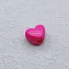 Contas Acrílicas de Coração com Furo Grande Contas Soltas Material para Tecelagem com Contas DIY Feito à Mão Cadarço Acessórios Pingente de Bolsa Decoração