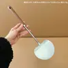 Espátula de Silicona para Cocinar Espátula de Champiñón para el Hogar Grado Alimenticio Resistente a Altas Temperaturas Antiadherente Espátula Pequeña Especial Mango de Madera