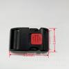 Fivela de interruptor de plástico de 20 mm com trava 3,8 cm fivela de trava de interruptor para animais de estimação fivela de ajuste de segurança de plástico de 1 polegada