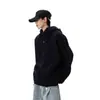 Fábrica de Origen Suéter Sudadera de Punto con Capucha para Otoño e Invierno, Nuevo, para Hombre y Mujer, Holgado Casual Versátil Top Perezoso