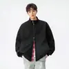 NASA SOBRE Chaqueta de moda estilo americano para hombre, nueva colección primavera/otoño 2025, top a cuadros casual de corte holgado