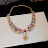 Conjunto de Colar e Brincos de Pérola Redonda com Zircônia Banhado a Ouro Real 18k Luxo Leve Acabamento Exquisito de Alta Qualidade Acessórios para Banquete