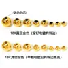 Aço Titânio Aço Inoxidável Dourado Contas Espaçadoras Conserva Cor Contas Soltas Furadas Acessórios para Joias DIY Atacado Pulseira