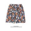 Shorts Casuales de Hawái para Hombre Estilo Hong Kong Sueltos Combinan con Todo Shorts de Flores Vacaciones en la Playa Combinan con Todo Pantalones de Pareja Modernos