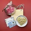 Oro Puro 999 Corazón Pastel Chocolate Regalo Día de San Valentín Caja de Regalo Sorpresa de Un Corazón Alto Gama Romántico Al por Mayor