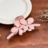 Versão Coreana 2025 Novo Grampo de Cabelo de Acrílico Buganvília Textura de Acetato Imitação Grampo Pinça de Temperamento Grampo de Cabelo Feminino Grampo Tubarão