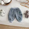 [No se aceptan devoluciones ni cambios] Pantalones Jogger Forrados de Felpa para Niños, Talla Pequeña Izquierda y Derecha, Pantalones de Felpa con Dibujos de Moda Invernal para Niños, Ropa de Invierno