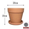 Vaso de Barro Vermelho Vaso de Terracota Vermelha para Suculentas Vaso de Flores Extra Grande Cerâmica Cerâmica Grossa Pothos Terracota Plantio Vaso para Cultivo de Vegetais Flores