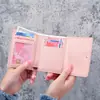 Nueva Cartera para Mujer Cartera Corta Mini Margarita Billetera Pequeña Plegable Estudiante Delgada Moda Suave Cartera Cartera