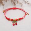 Pulseiras de Cerâmica Jingdezhen, Novo Estilo Étnico Chinês Atacado, Pulseiras de Feira, Pulseiras Artísticas para Meninas Estudantes, Estilo Retrô